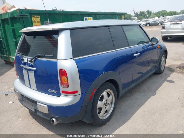 2008 MINI COOPER CLUBMAN WMWML33568TN68410 Photo 3