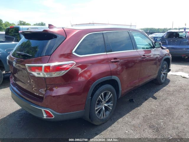 5TDJKRFH3GS254017 Toyota Highlander Xle V6