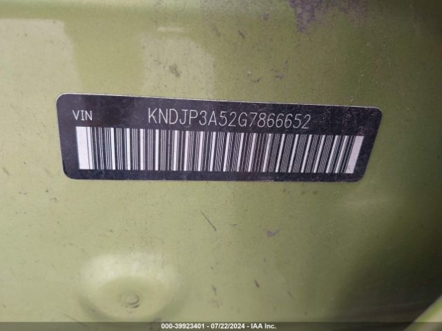 KNDJP3A52G7866652 KIA SOUL +