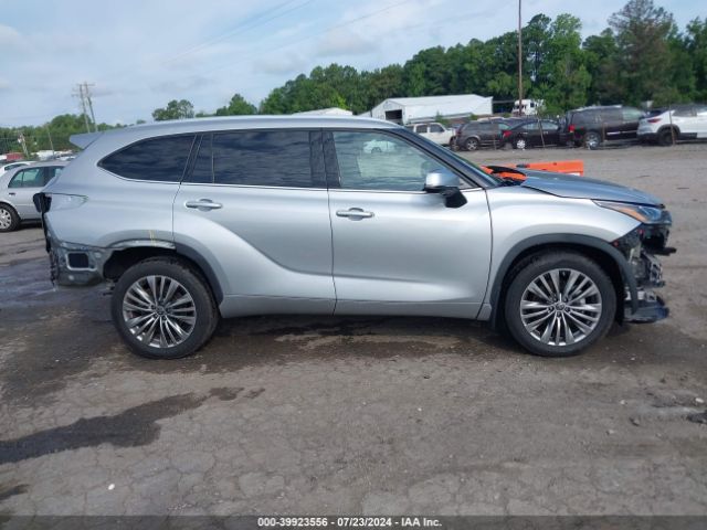 5TDFZRBH8MS148956 Toyota Highlander Platinum