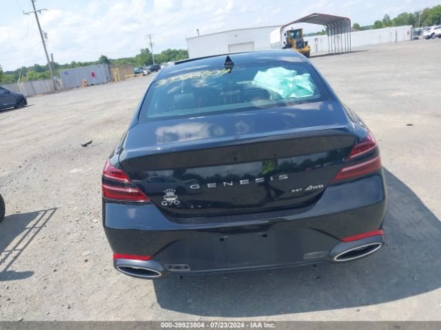 KMTG54TE6NU098905 Genesis G70 3.3t Awd
