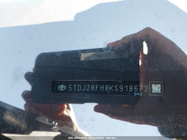 5TDJZRFH8KS918672 Toyota Highlander Se