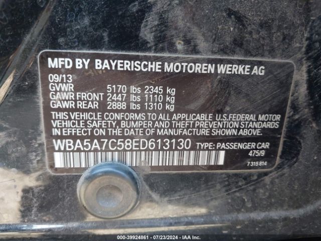 WBA5A7C58ED613130 BMW 528i Xdrive