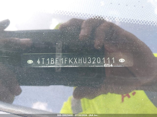 Toyota CAMRY SE 2017 4T1BF1FKXHU320111 Image 9