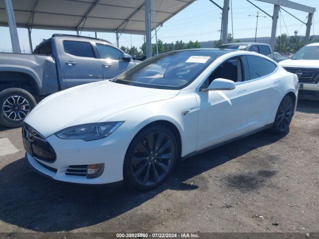 2014 TESLA MODEL S 5YJSA1H1XEFP36798 Photo 1