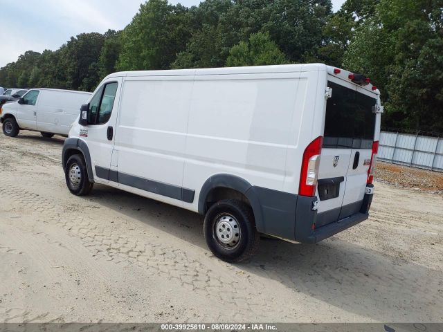 3C6TRVAG0JE127570 RAM Promaster 1500 Low Roof 136 Wb