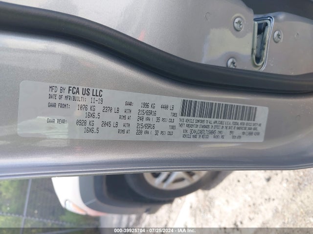 3C4NJCAB7LT150845 Jeep Compass Sport Fwd