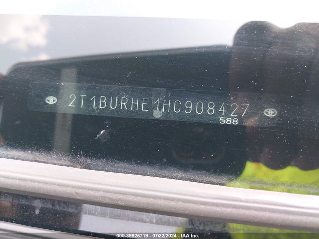 Toyota COROLLA LE 2017 2T1BURHE1HC908427 Image 9