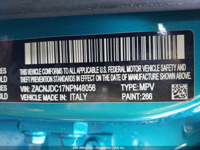 ZACNJDC17NPN48056 Jeep Renegade Trailhawk 4x4