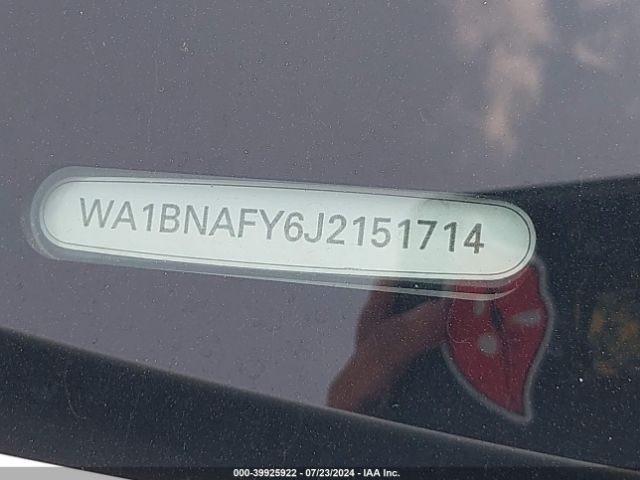 WA1BNAFY6J2151714 Audi Q5 2.0t Premium