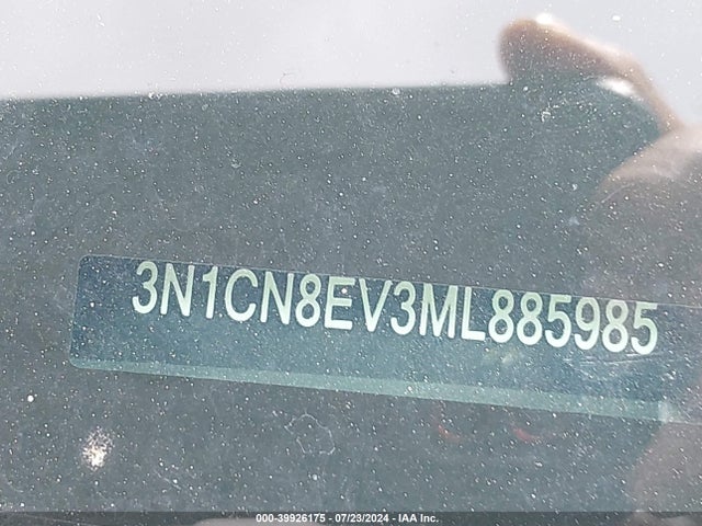Nissan Versa Sv Xtronic Cvt 2021 3N1CN8EV3ML885985 Image 9