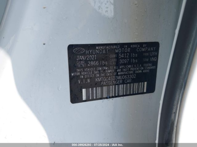 KMTGC4SD3MU063302 Genesis G80 3.5t Rwd