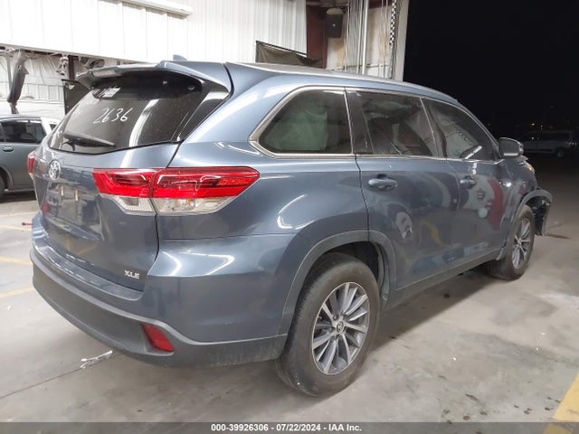 Toyota Highlander Xle 2019 5TDKZRFHXKS342636 Image 4