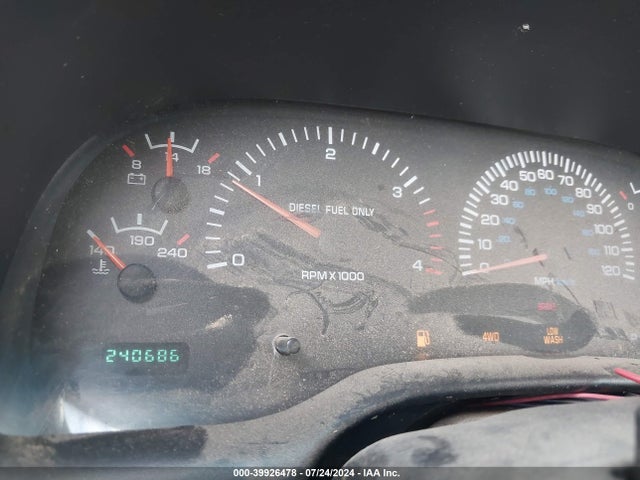 39926478 :رقم المزاد ، 3B7KF2368XG185374 vin ، 1999 Dodge Ram 2500 St مزاد بيع