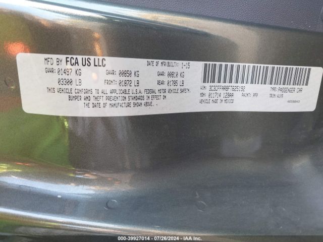 3C3CFFAR8FT625192 Fiat 500 POP