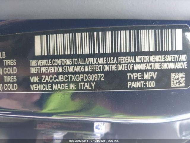 ZACCJBCTXGPD30972 Jeep Renegade Trailhawk