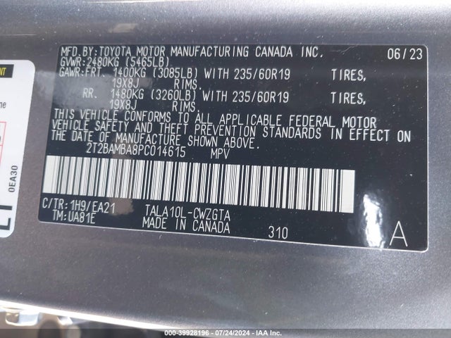 Lexus Rx 350 Premium 2023 2T2BAMBA8PC014615 Image 9