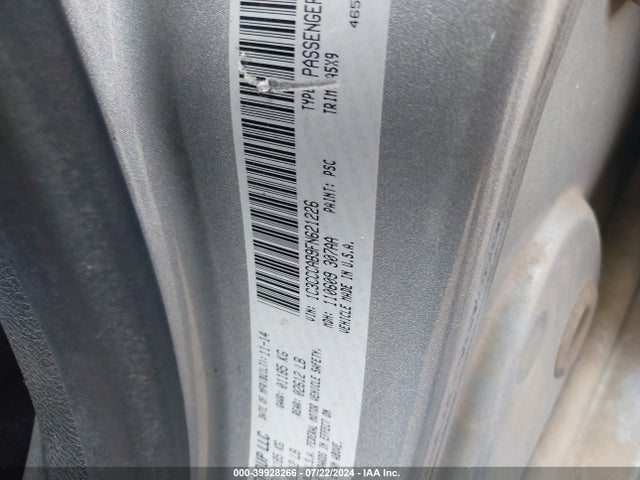 Chrysler 200 Limited 2015 1C3CCCAB9FN621226 Image 9