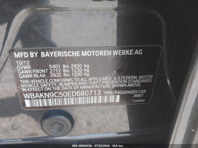 WBAKN9C50ED680713 BMW 550i