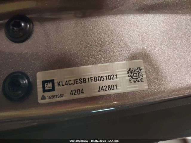 KL4CJESB1FB051021 Buick Encore