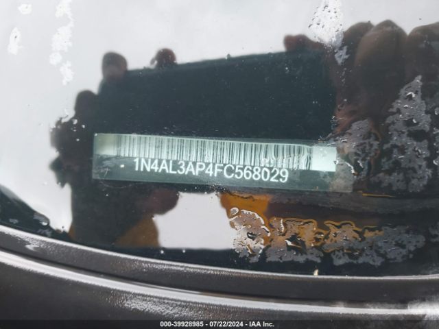 1N4AL3AP4FC568029 Nissan Altima 2.5 Sv
