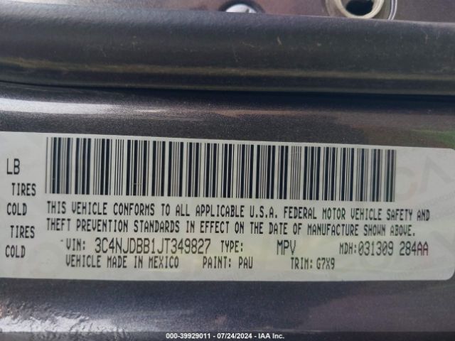 3C4NJDBB1JT349827 Jeep Compass Latitude 4x4