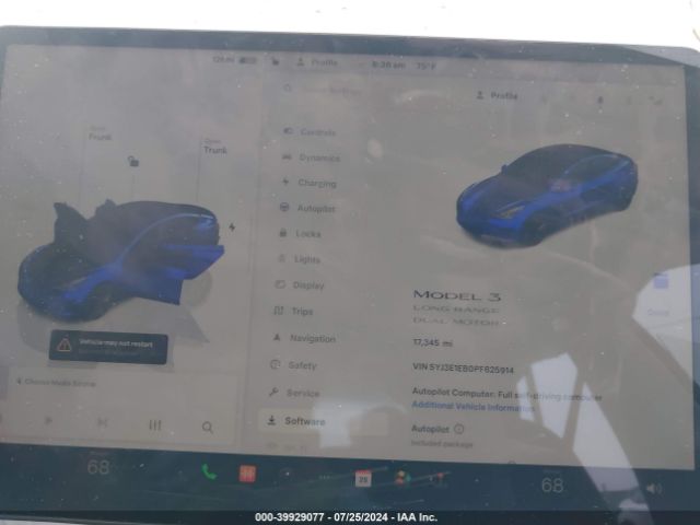 2023 TESLA MODEL 3 5YJ3E1EB0PF625914 Photo 6