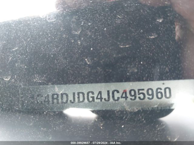 1C4RDJDG4JC495960 Dodge Durango Gt Awd