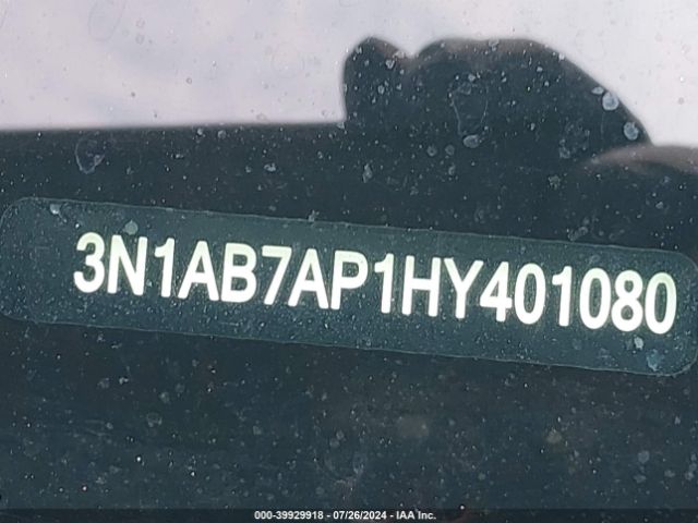 3N1AB7AP1HY401080 Nissan SENTRA S
