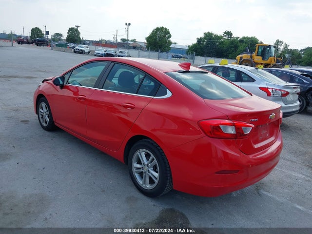 2017 Chevrolet Cruze Lt Auto მანქანა იყიდება აუქციონზე, vin: 1G1BE5SM1H7248423, აუქციონის ნომერი: 39930413