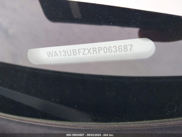 WA13UBFZXRP063687 Audi Q4 E-tron Sportback Premium Plus