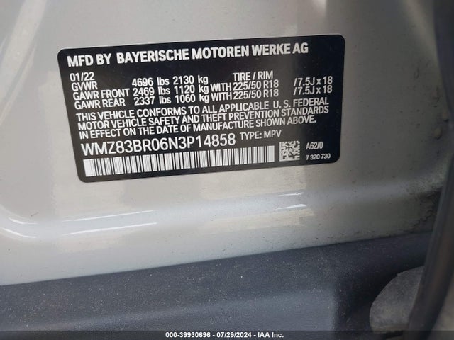 2022 MINI COUNTRYMAN WMZ83BR06N3P14858 Photo 8