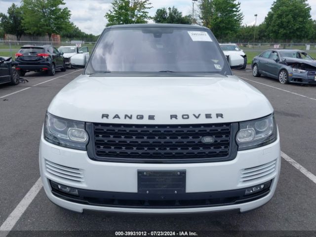 SALGS2EFXGA292786 Land Rover Range Rover 5.0l V8 Supercharged