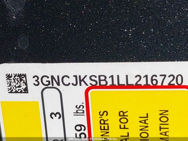 3GNCJKSB1LL216720 Chevrolet Trax Fwd Ls