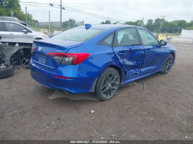 2HGFE2F58NH558290 Honda Civic Sport