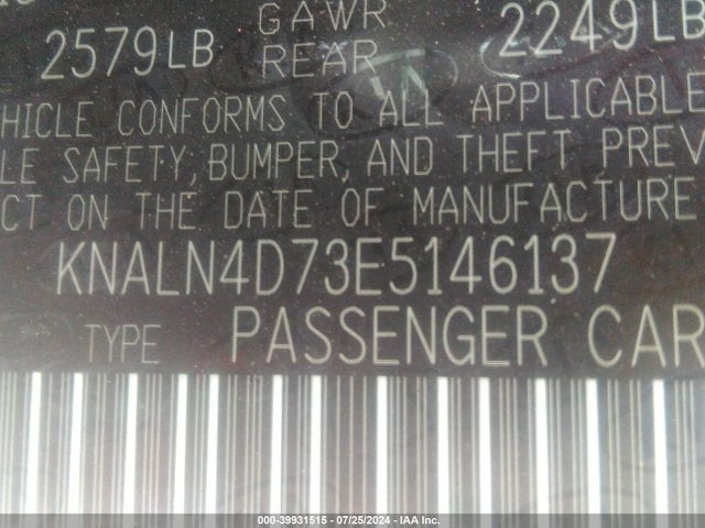 KIA Cadenza Limited 2014 KNALN4D73E5146137 Image 9