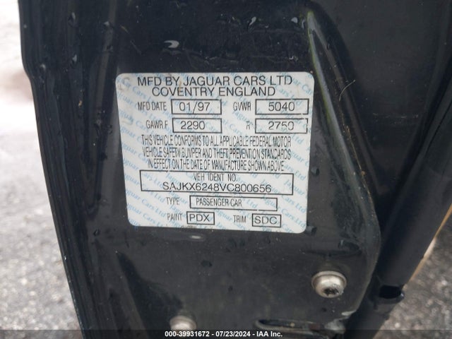 1997 JAGUAR XJ6 SAJKX6248VC800656 Photo 8