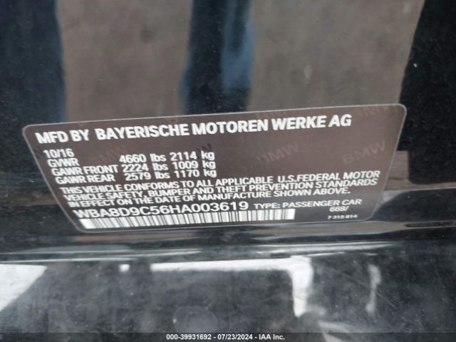 WBA8D9C56HA003619 BMW 330i Xdrive