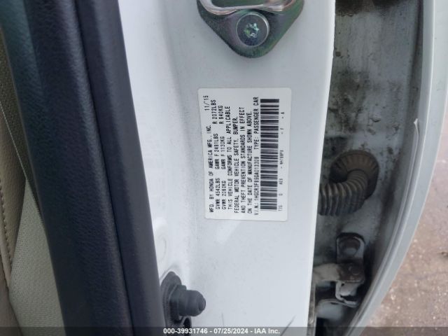 1HGCR3F95GA013309 Honda Accord Touring