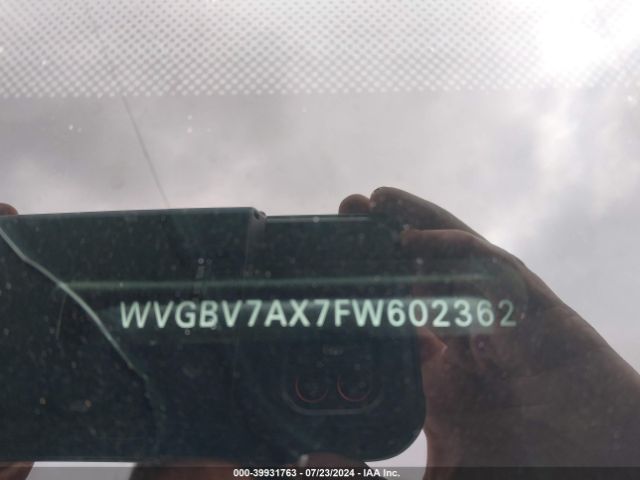 WVGBV7AX7FW602362 Volkswagen TIGUAN S