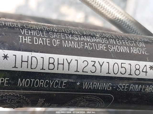 2003 HARLEY-DAVIDSON FXST 1HD1BHY123Y105184 Photo 9