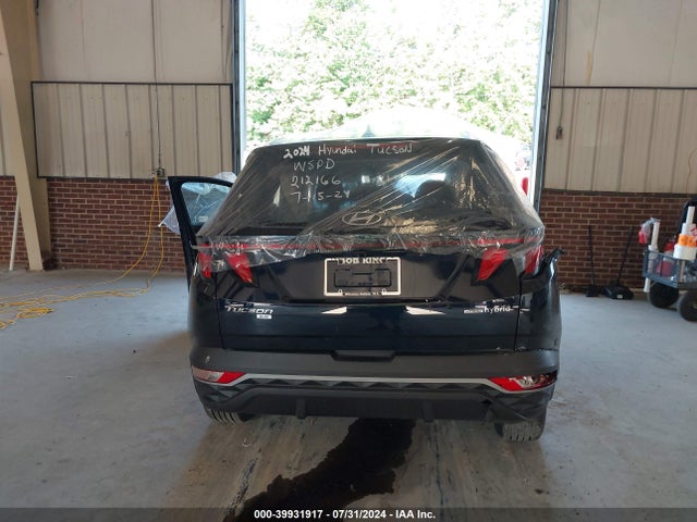 KM8JBCD11RU212166 Hyundai Tucson Hybrid Blue