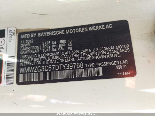 2013 MINI CLUBMAN WMWZG3C57DTY39768 Photo 8