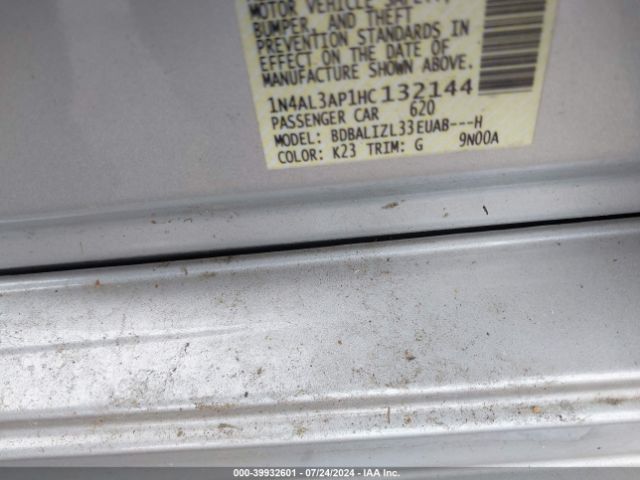 2017 NISSAN ALTIMA 1N4AL3AP1HC132144 Photo 8