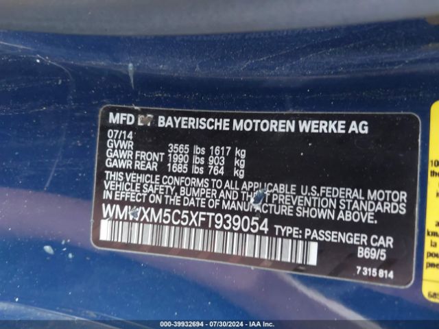 WMWXM5C5XFT939054 Mini Hardtop Cooper