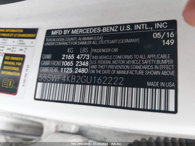 55SWF4KB2GU162222 Mercedes-Benz C 300 4matic/luxury 4matic/sport 4matic