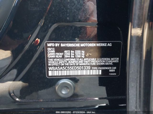 WBA5A5C55ED501339 BMW 528I