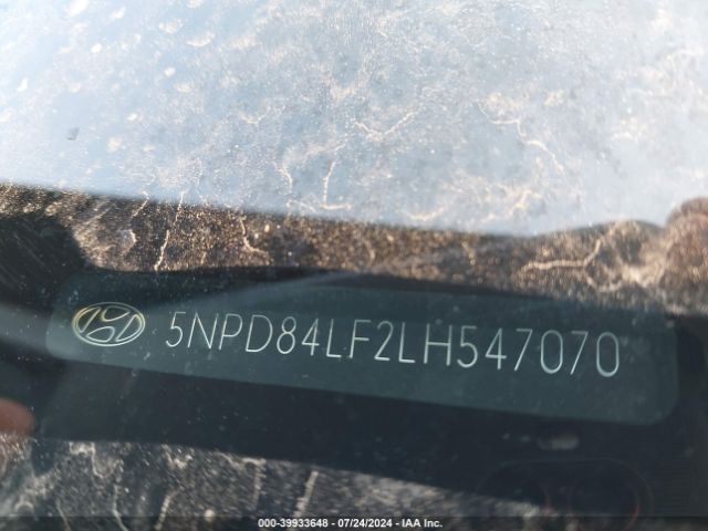 5NPD84LF2LH547070 Hyundai ELANTRA SEL