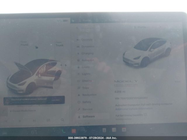 7SAYGDEF1RF040382 Tesla Model Y Performance Dual Motor All-wheel Drive