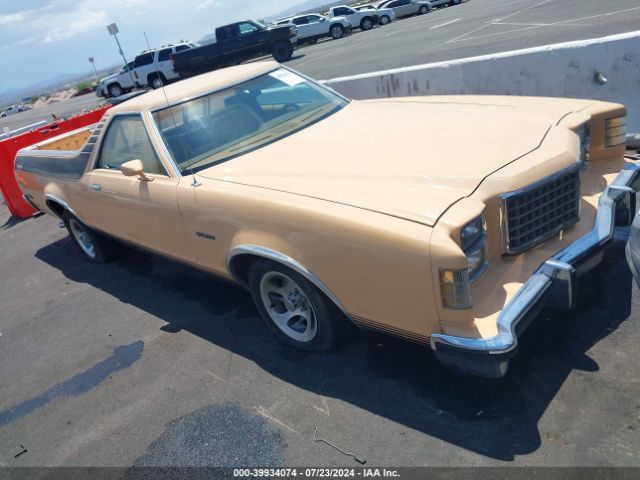 1979 FORD RANCHERO 9H48H168196      